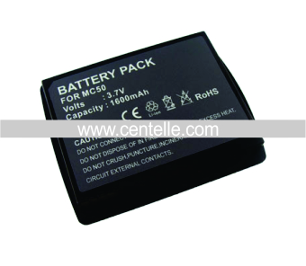 Standard Battery for Symbol MC50, MC5040-1600mAh
